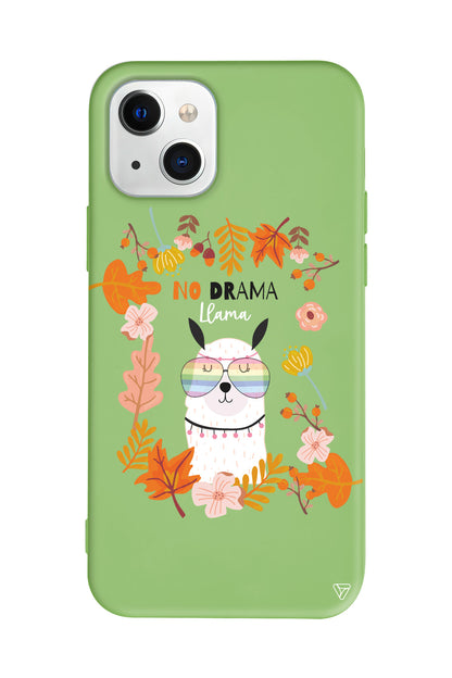 No Drama Lama Lansman Model İçi Kadife Silikon Telefon Kılıfı