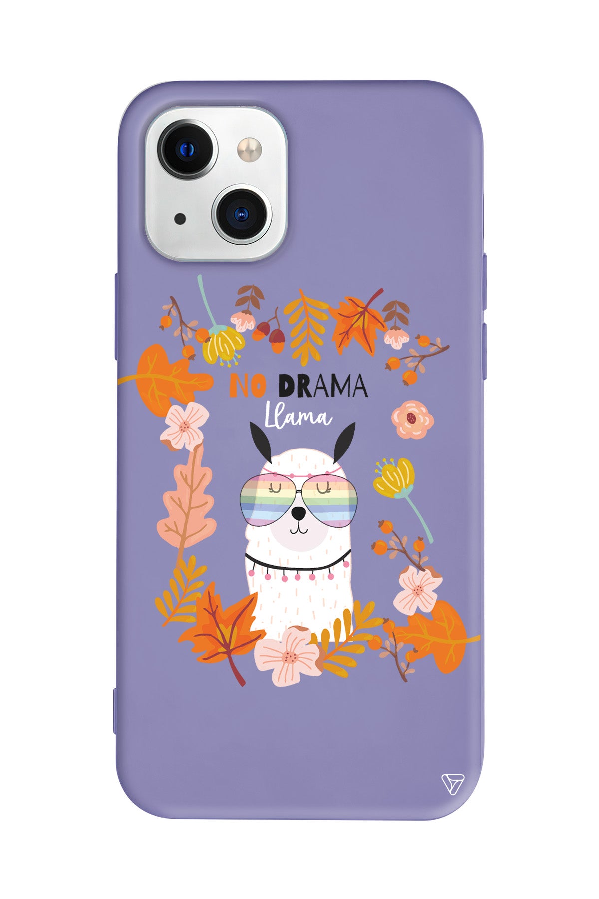 No Drama Lama Lansman Model İçi Kadife Silikon Telefon Kılıfı