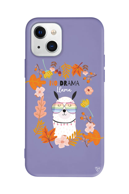 No Drama Lama Lansman Model İçi Kadife Silikon Telefon Kılıfı – Plus Serisine Özel