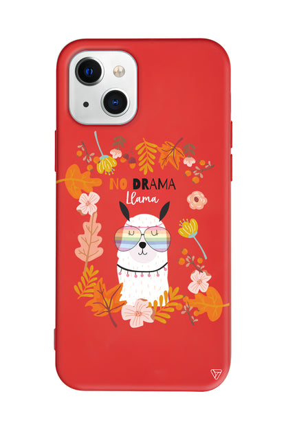 No Drama Lama Lansman Model İçi Kadife Silikon Telefon Kılıfı – Plus Serisine Özel