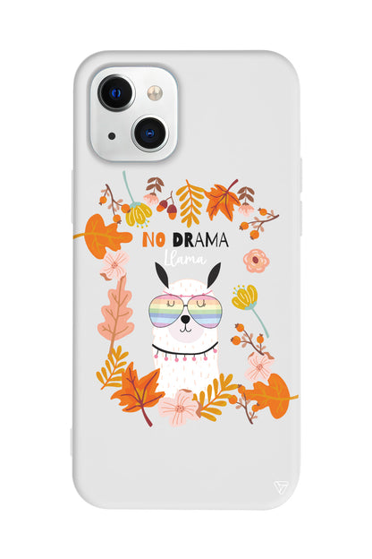 No Drama Lama Lansman Model İçi Kadife Silikon Telefon Kılıfı