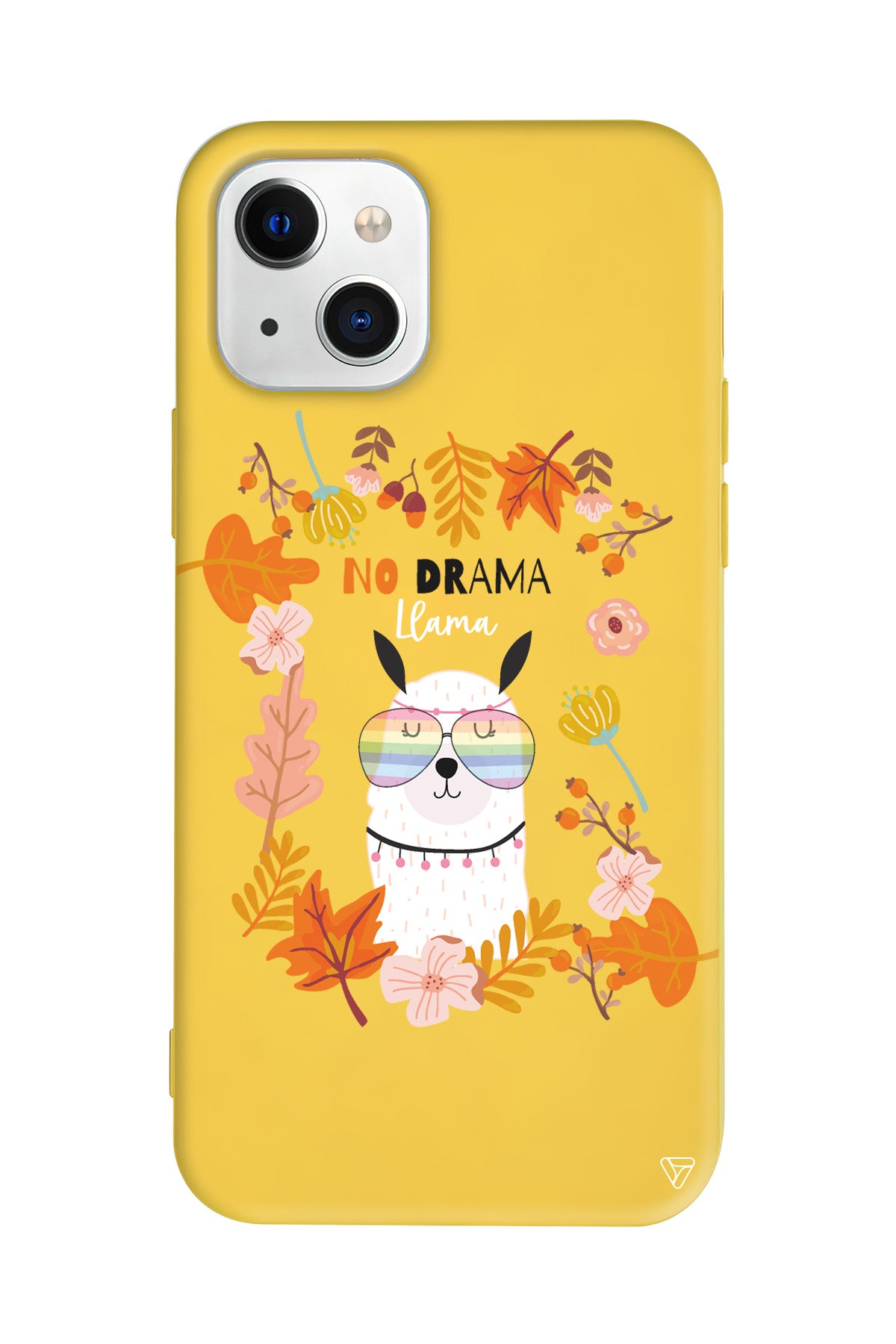 No Drama Lama Lansman Model İçi Kadife Silikon Telefon Kılıfı