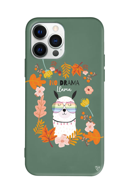 No Drama Lama Lansman Model İçi Kadife Silikon Telefon Kılıfı