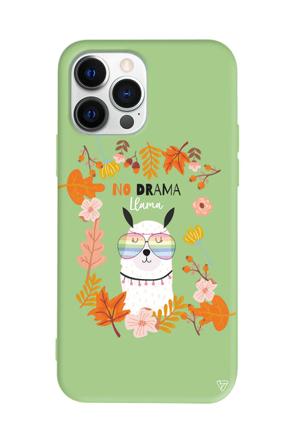 No Drama Lama Lansman Model İçi Kadife Silikon Telefon Kılıfı