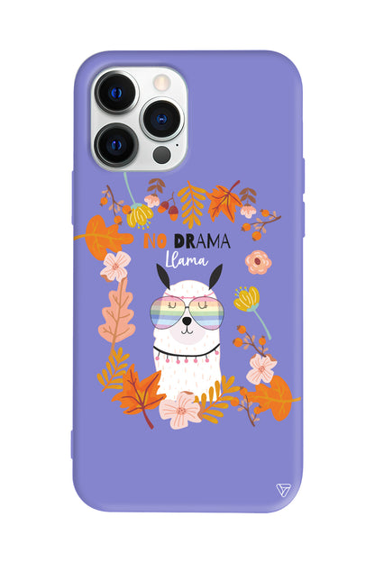 No Drama Lama Lansman Model İçi Kadife Silikon Telefon Kılıfı