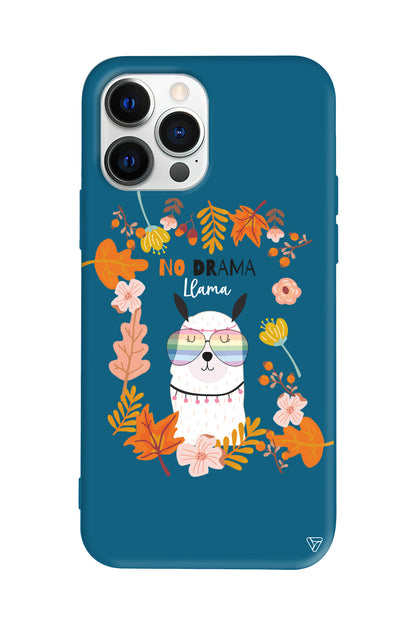 No Drama Lama Lansman Model İçi Kadife Silikon Telefon Kılıfı