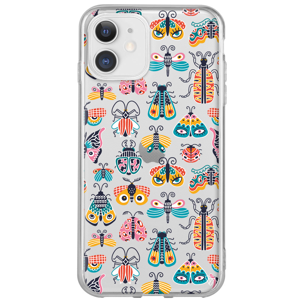 Renkli Kanatlar Lansman Model İçi Kadife Silikon Telefon Kılıfı