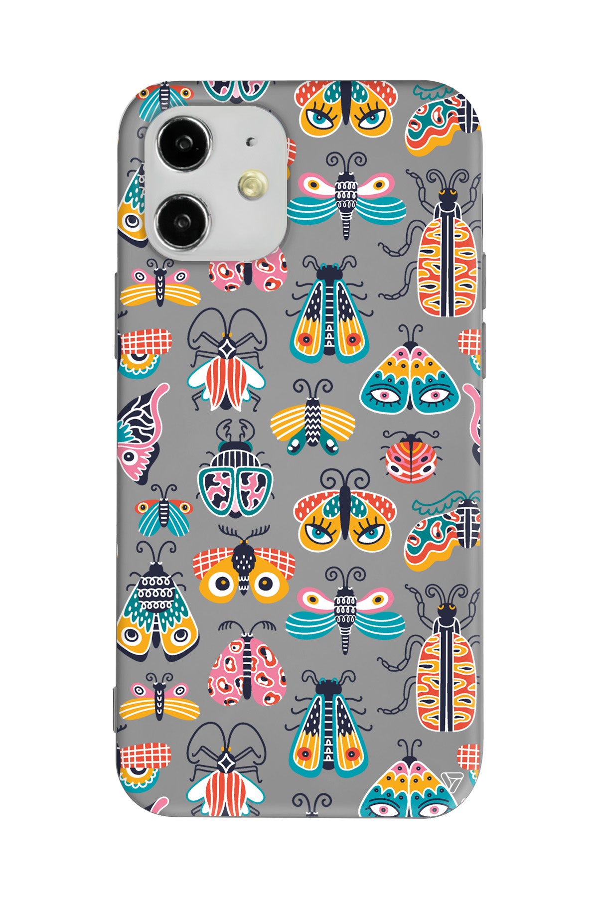 Renkli Kanatlar Lansman Model İçi Kadife Silikon Telefon Kılıfı