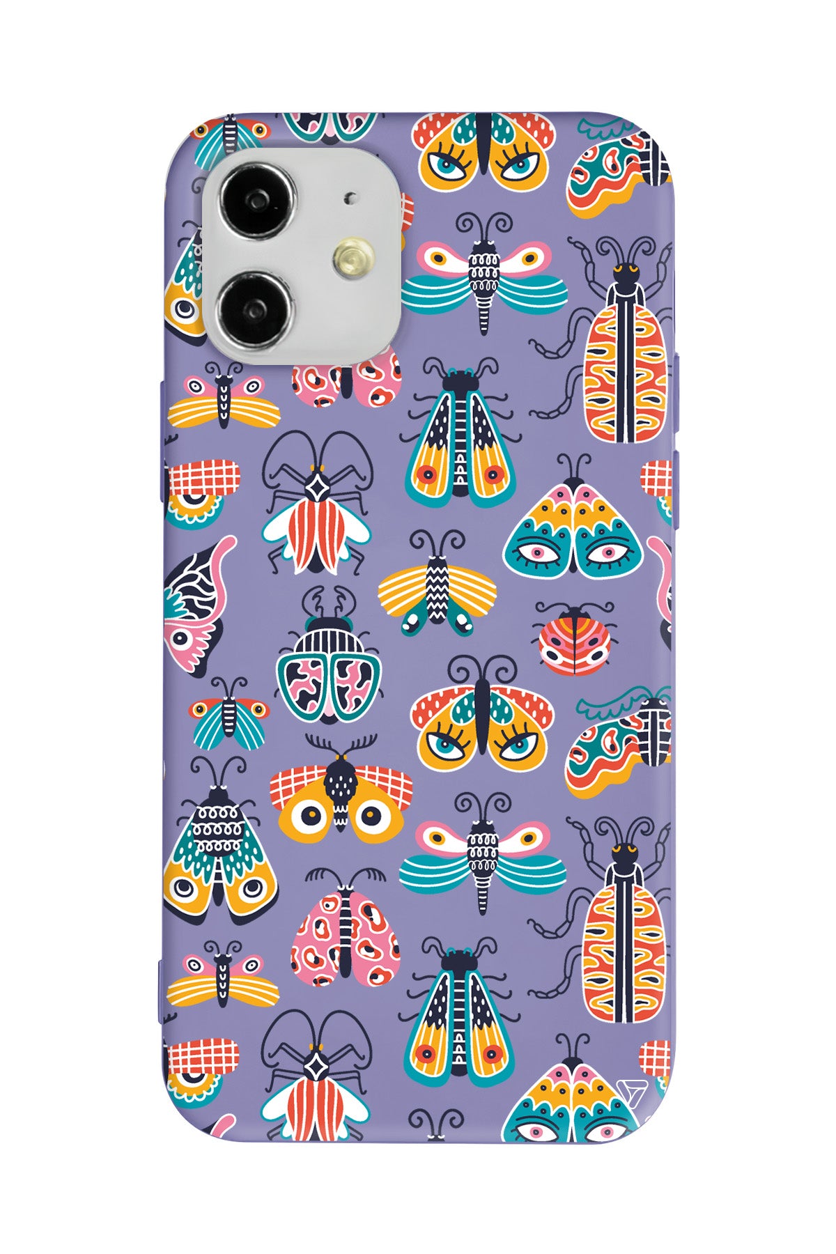 Renkli Kanatlar Lansman Model İçi Kadife Silikon Telefon Kılıfı