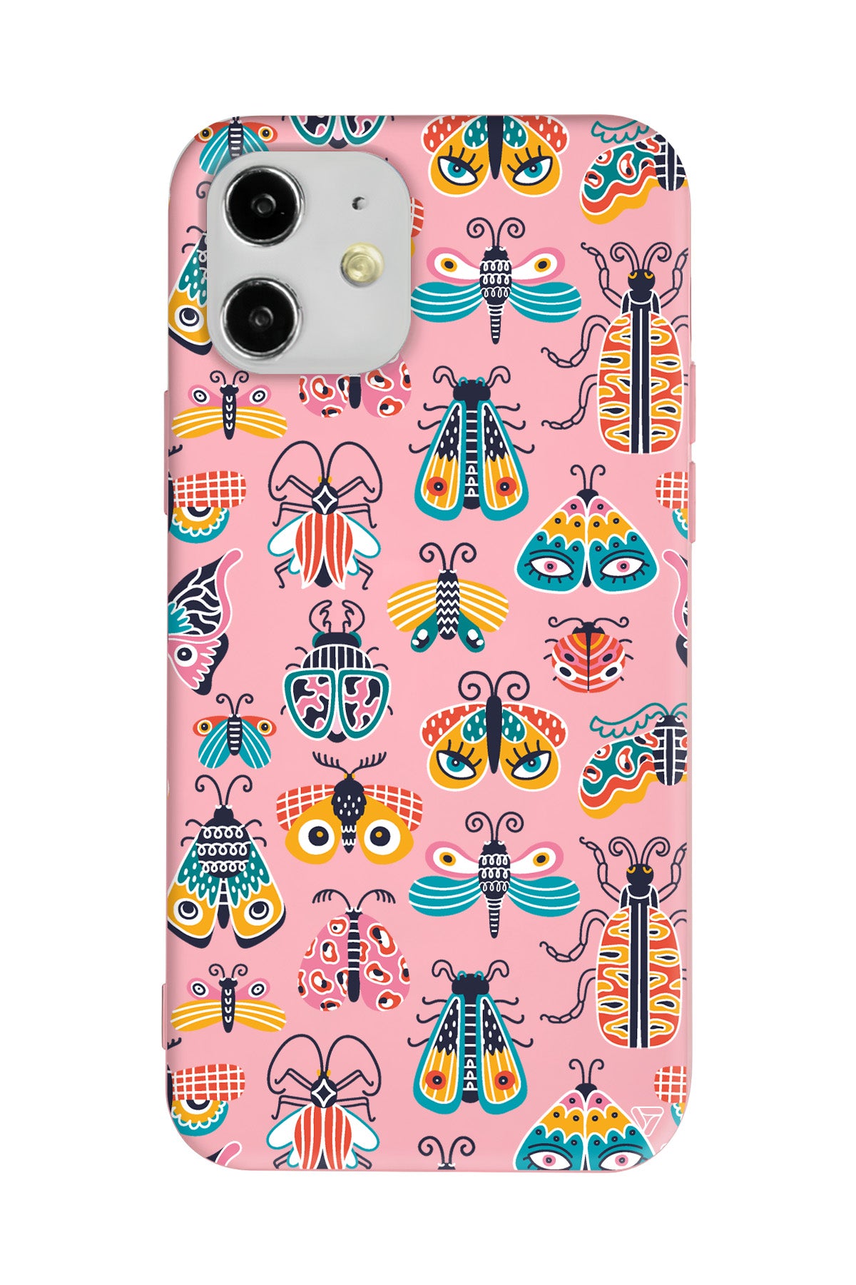 Renkli Kanatlar Lansman Model İçi Kadife Silikon Telefon Kılıfı