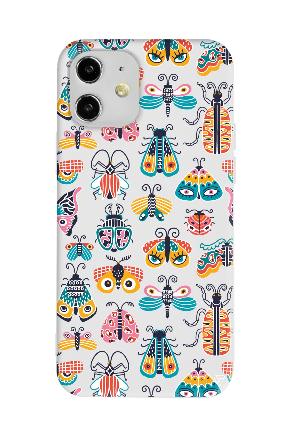 Renkli Kanatlar Lansman Model İçi Kadife Silikon Telefon Kılıfı