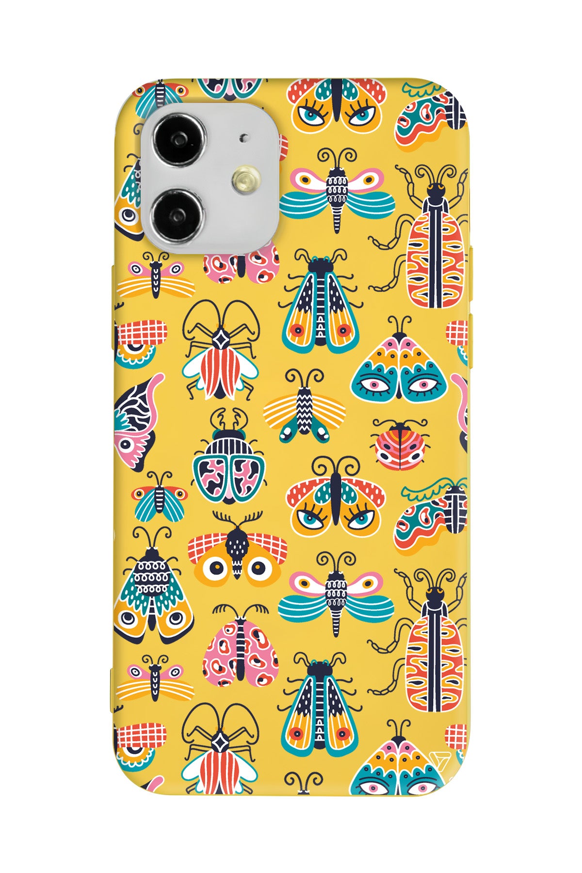 Renkli Kanatlar Lansman Model İçi Kadife Silikon Telefon Kılıfı