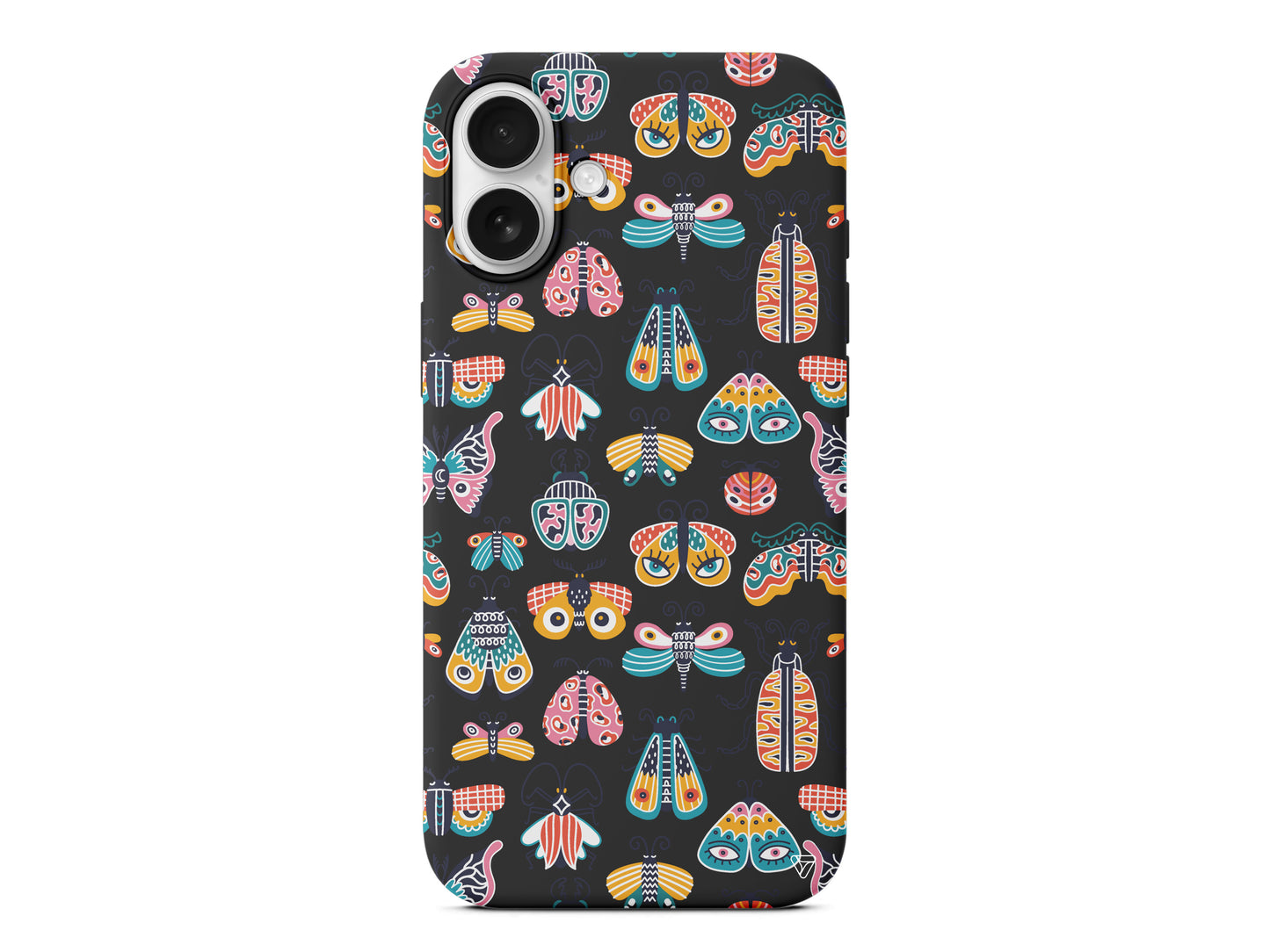 Renkli Kanatlar Lansman Model İçi Kadife Silikon Telefon Kılıfı