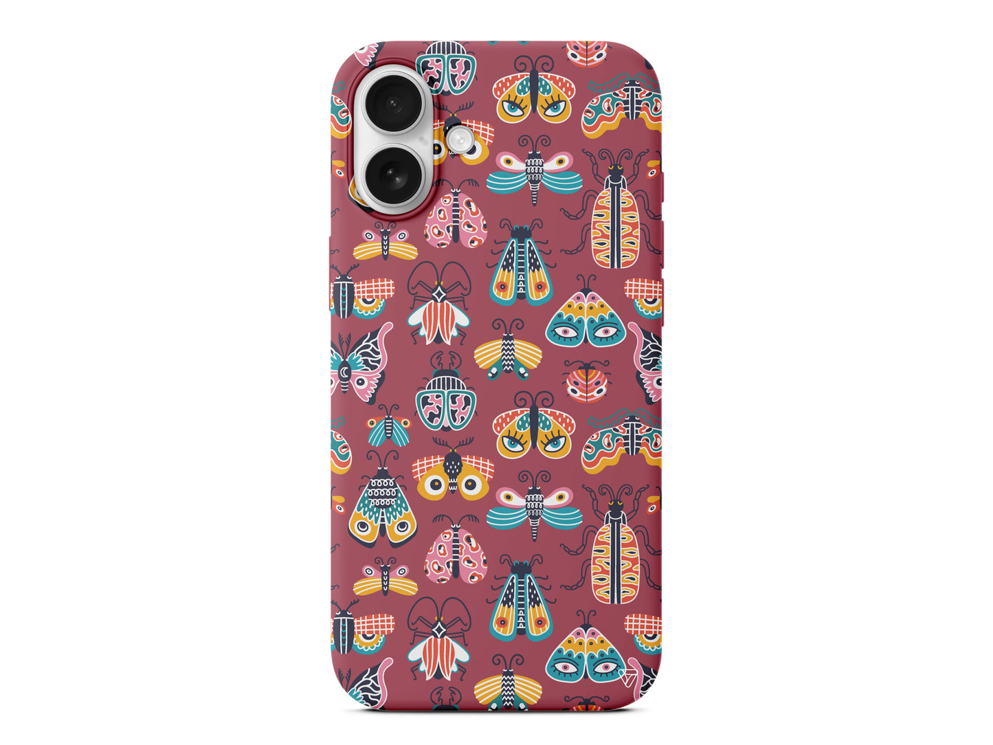 Renkli Kanatlar Lansman Model İçi Kadife Silikon Telefon Kılıfı