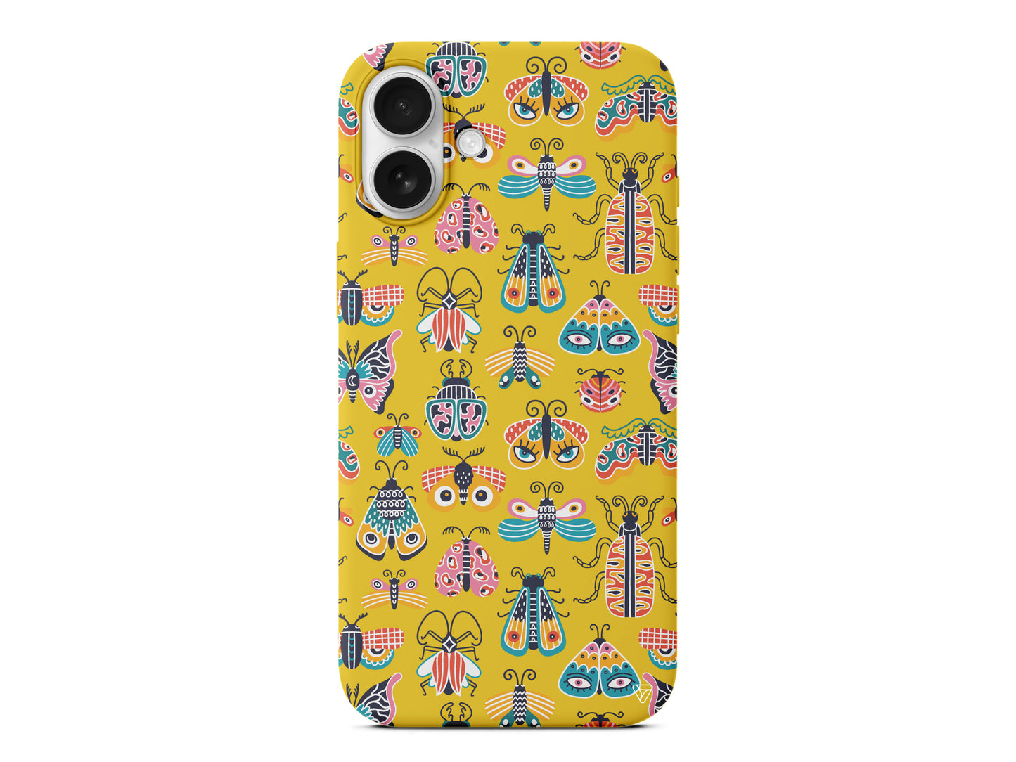 Renkli Kanatlar Lansman Model İçi Kadife Silikon Telefon Kılıfı