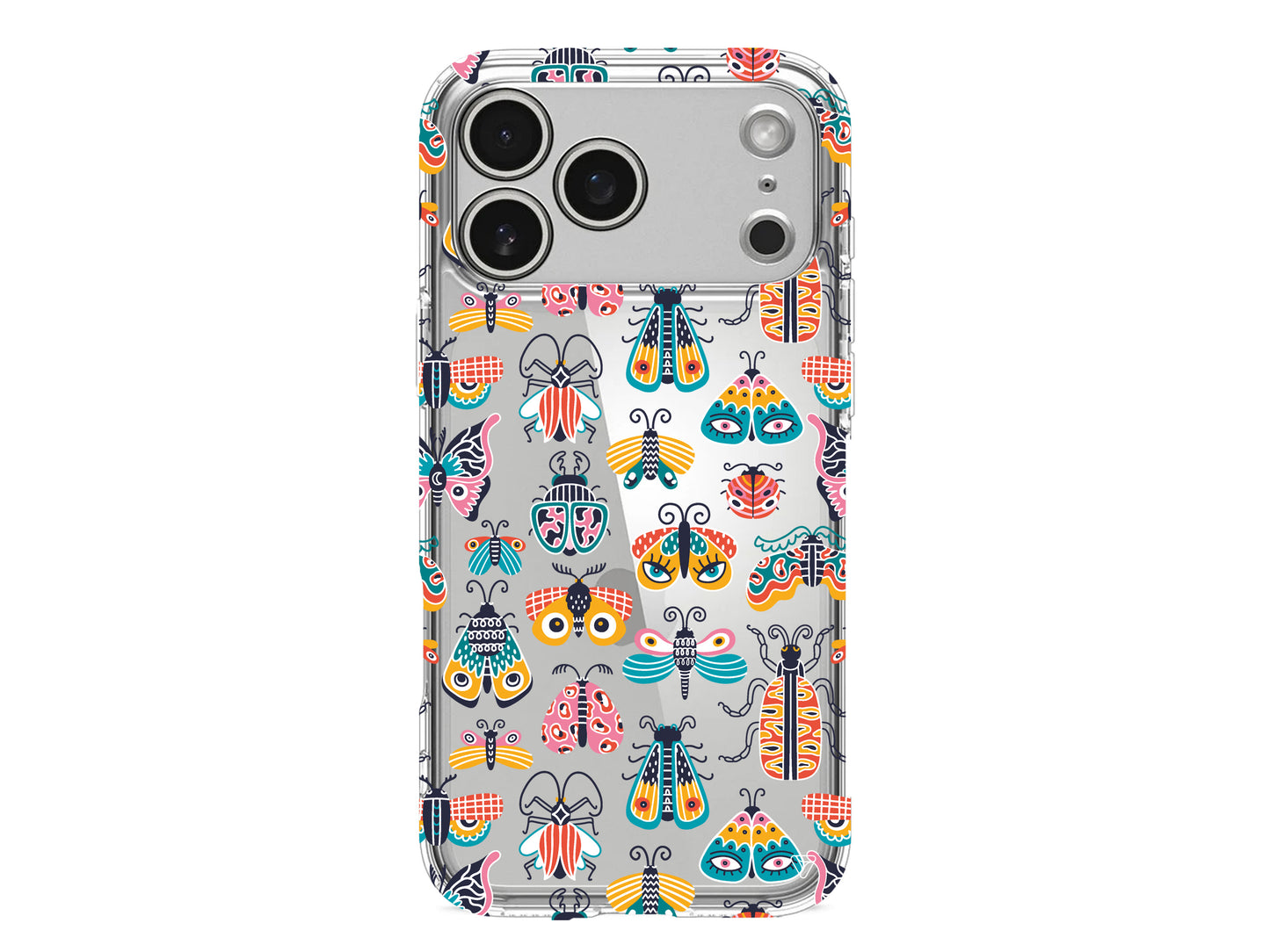 Renkli Kanatlar Lansman Model İçi Kadife Silikon Telefon Kılıfı