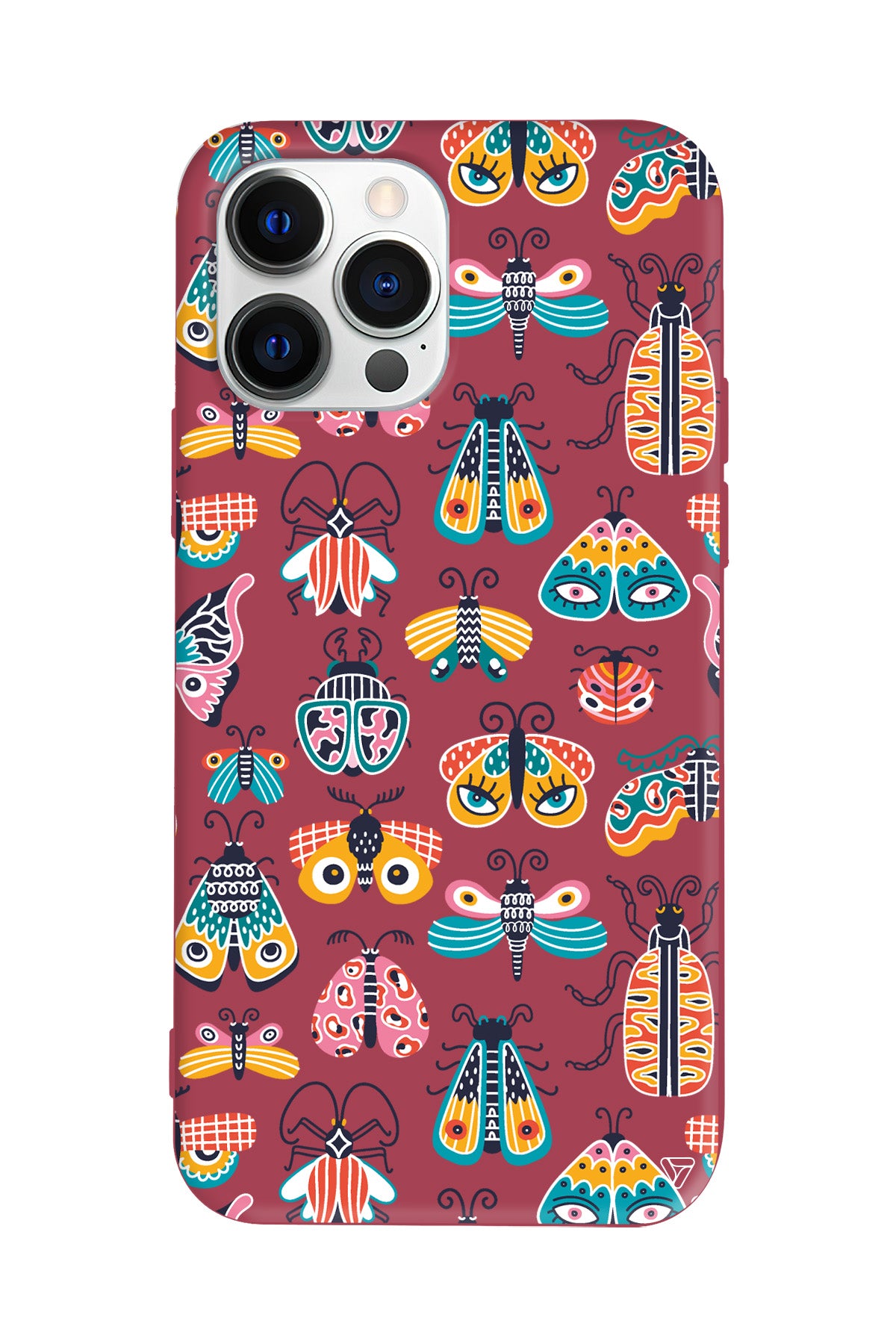 Renkli Kanatlar Lansman Model İçi Kadife Silikon Telefon Kılıfı