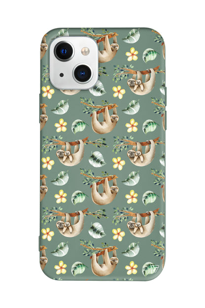 Tropik Koala Lansman Model İçi Kadife Silikon Telefon Kılıfı