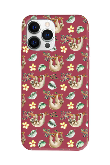 Tropik Koala Lansman Model İçi Kadife Silikon Telefon Kılıfı