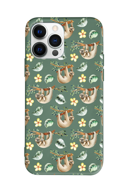 Tropik Koala Lansman Model İçi Kadife Silikon Telefon Kılıfı