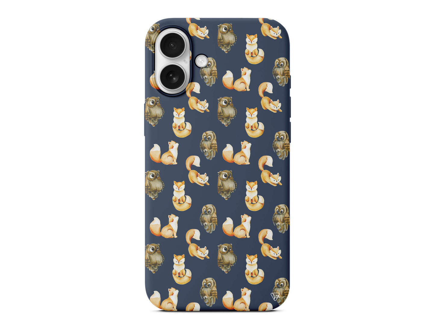 Baykus ve Tilki Lansman Model İçi Kadife Silikon Telefon Kılıfı – Plus Serisine Özel