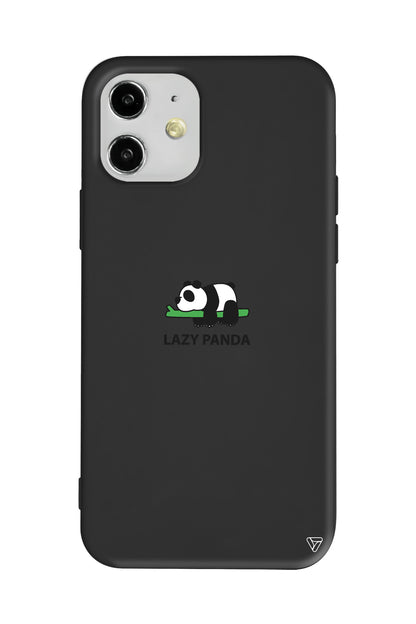 Lazy Panda Lansman Model İçi Kadife Silikon Telefon Kılıfı