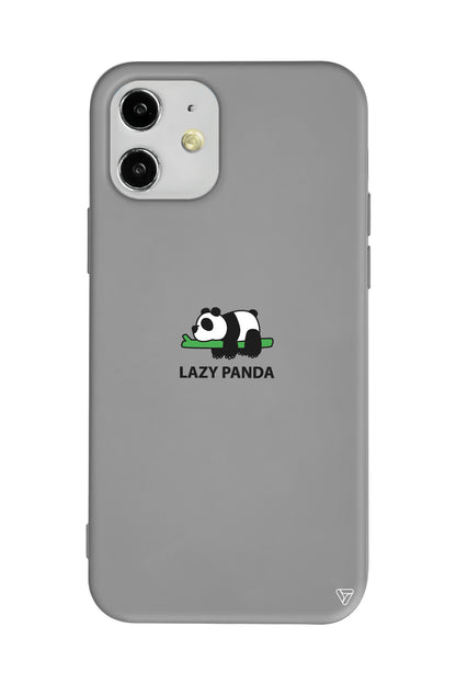 Lazy Panda Lansman Model İçi Kadife Silikon Telefon Kılıfı