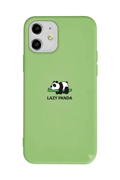 Lazy Panda Lansman Model İçi Kadife Silikon Telefon Kılıfı