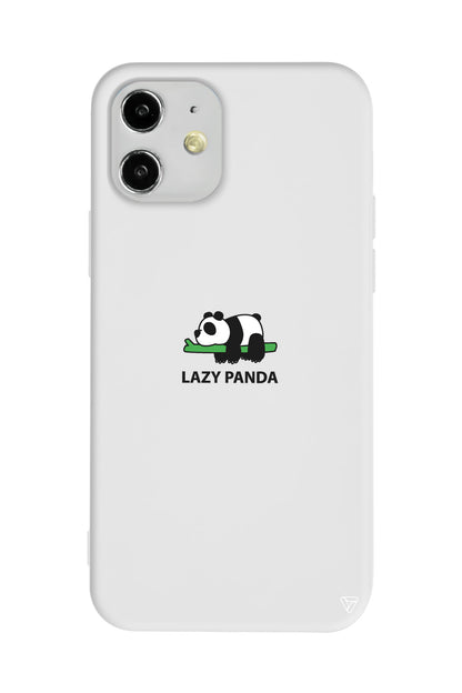 Lazy Panda Lansman Model İçi Kadife Silikon Telefon Kılıfı