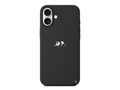 Lazy Panda Lansman Model İçi Kadife Silikon Telefon Kılıfı – Plus Serisine Özel