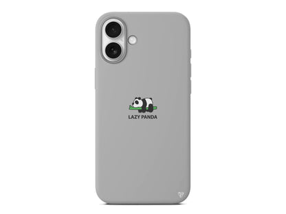 Lazy Panda Lansman Model İçi Kadife Silikon Telefon Kılıfı