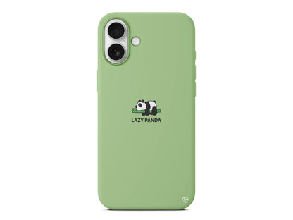 Lazy Panda Lansman Model İçi Kadife Silikon Telefon Kılıfı