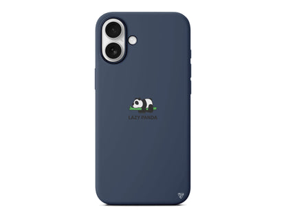 Lazy Panda Lansman Model İçi Kadife Silikon Telefon Kılıfı