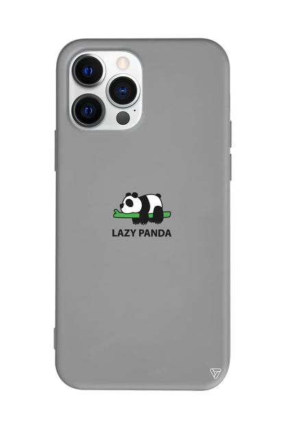 Lazy Panda Lansman Model İçi Kadife Silikon Telefon Kılıfı