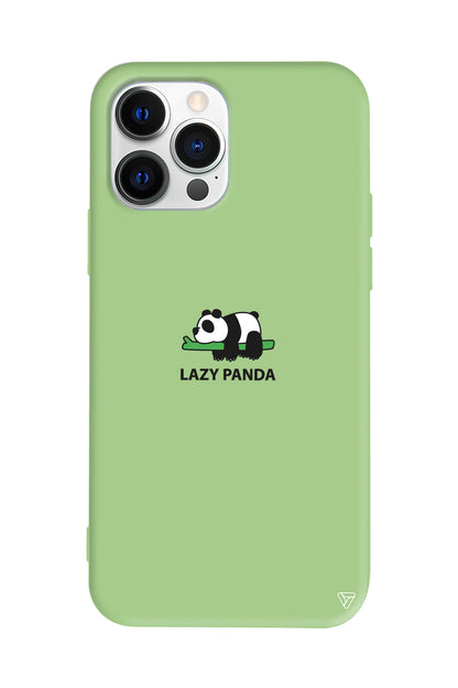 Lazy Panda Lansman Model İçi Kadife Silikon Telefon Kılıfı