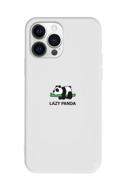 Lazy Panda Lansman Model İçi Kadife Silikon Telefon Kılıfı