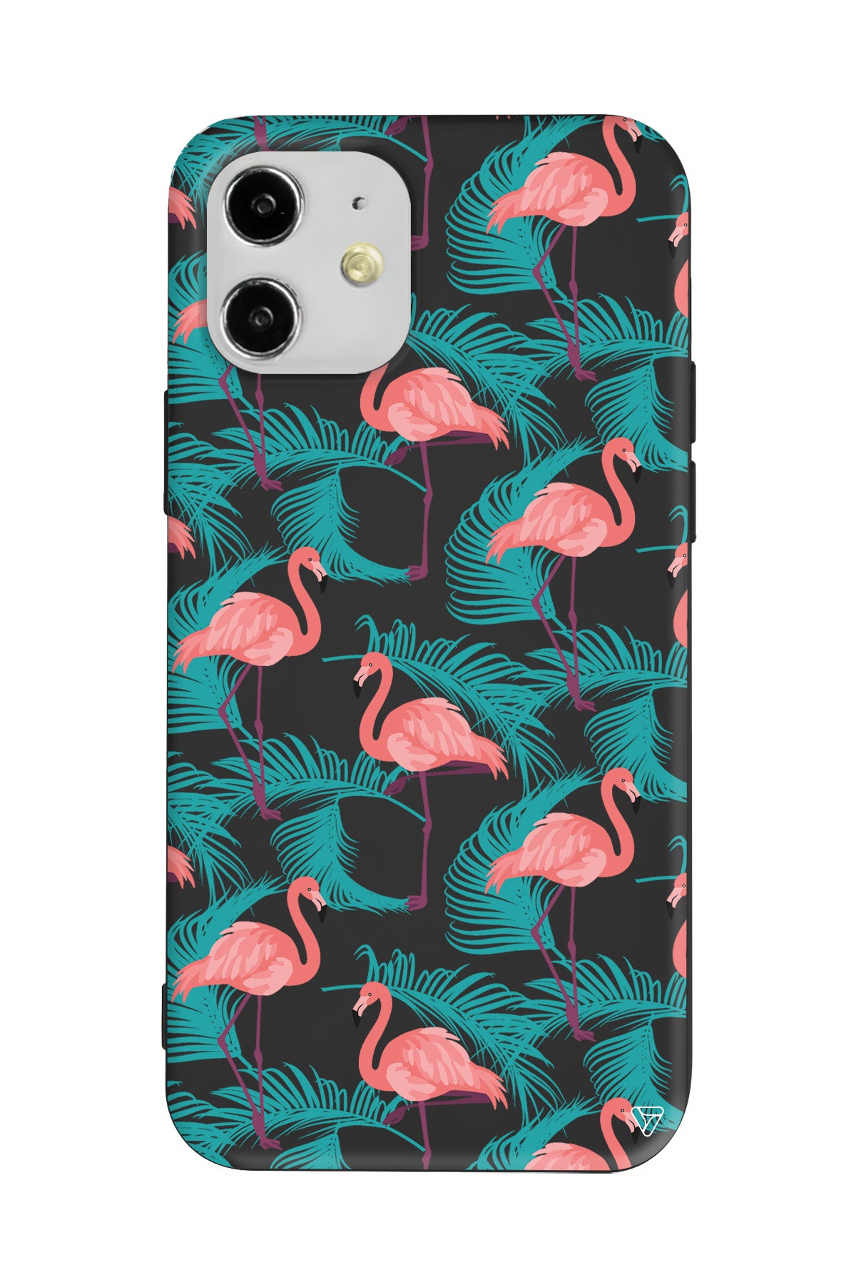 Yaz Flamingolari Lansman Model İçi Kadife Silikon Telefon Kılıfı