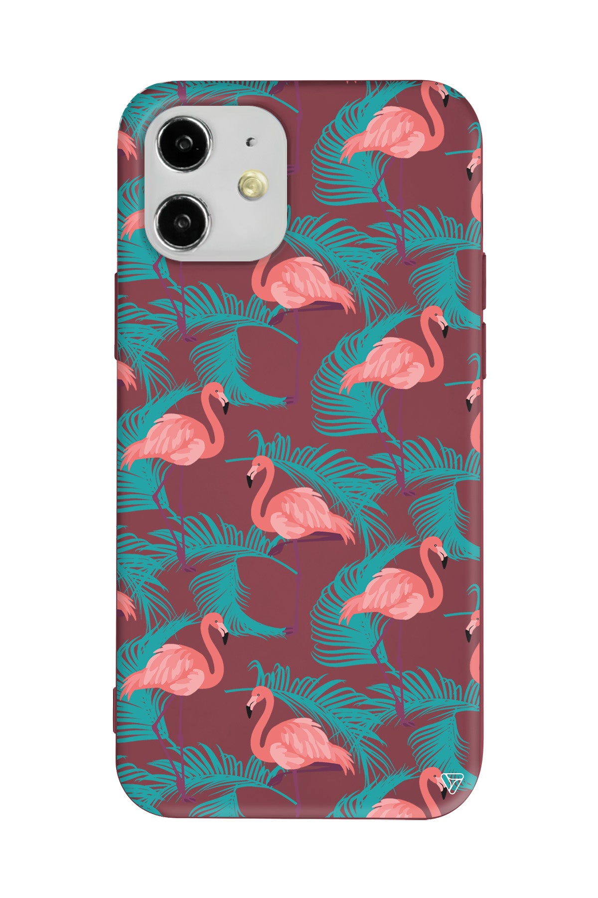 Yaz Flamingolari Lansman Model İçi Kadife Silikon Telefon Kılıfı