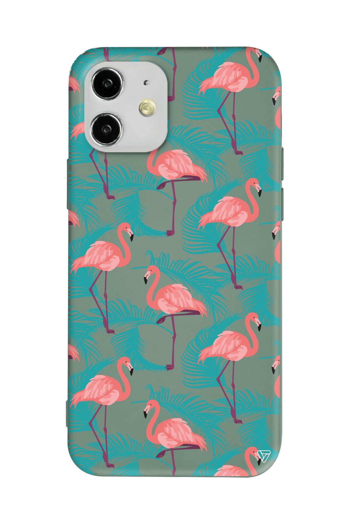 Yaz Flamingolari Lansman Model İçi Kadife Silikon Telefon Kılıfı