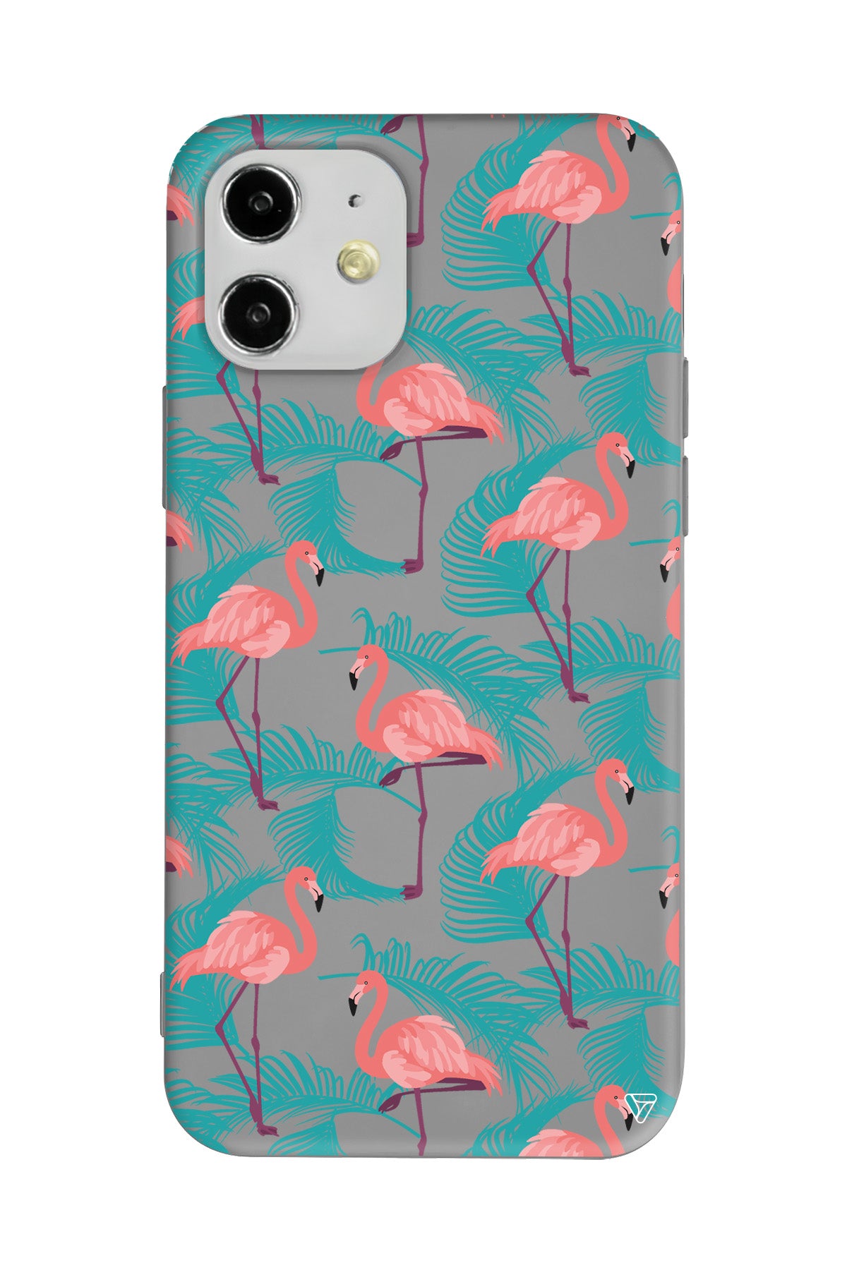 Yaz Flamingolari Lansman Model İçi Kadife Silikon Telefon Kılıfı