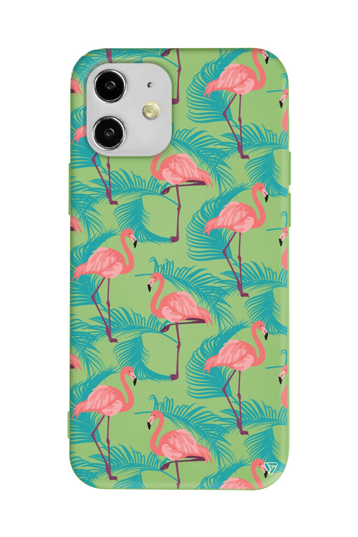 Yaz Flamingolari Lansman Model İçi Kadife Silikon Telefon Kılıfı