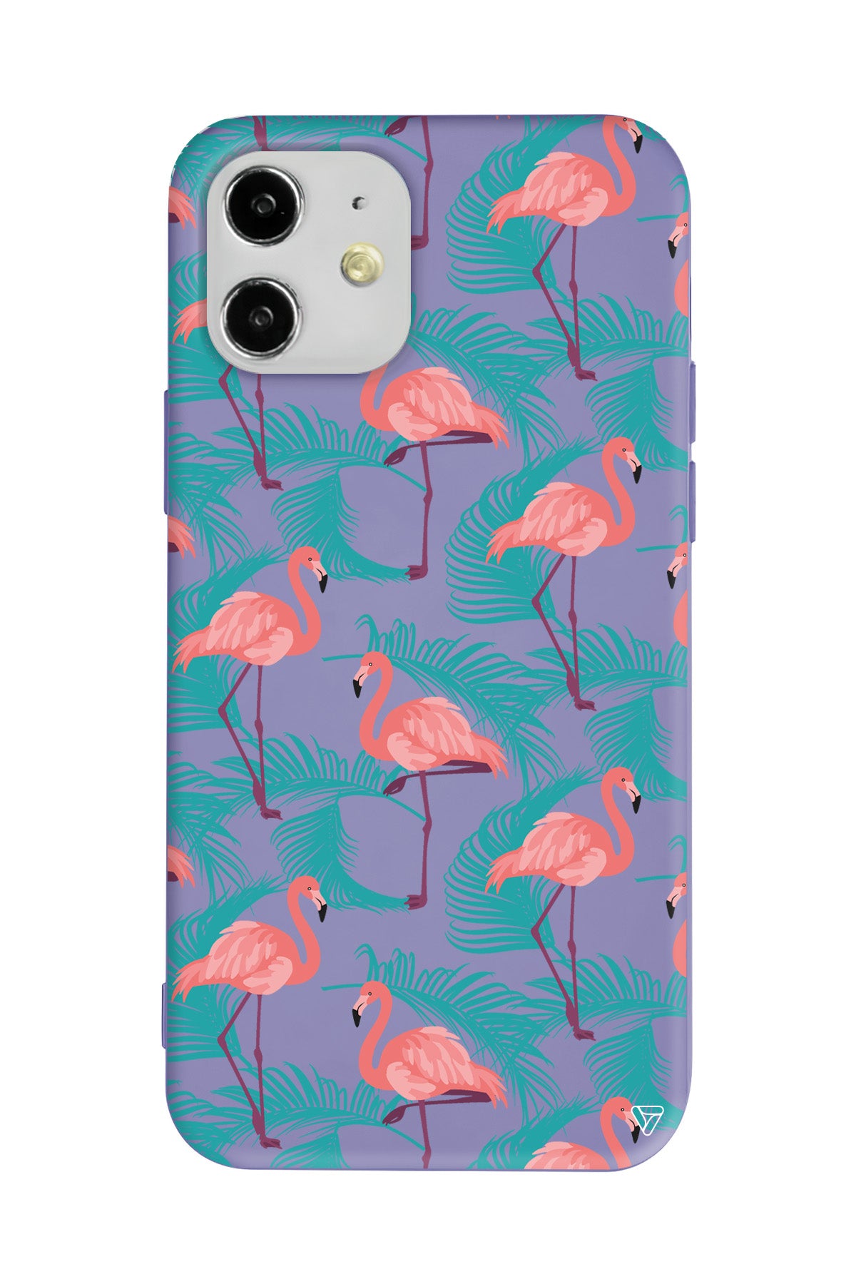 Yaz Flamingolari Lansman Model İçi Kadife Silikon Telefon Kılıfı