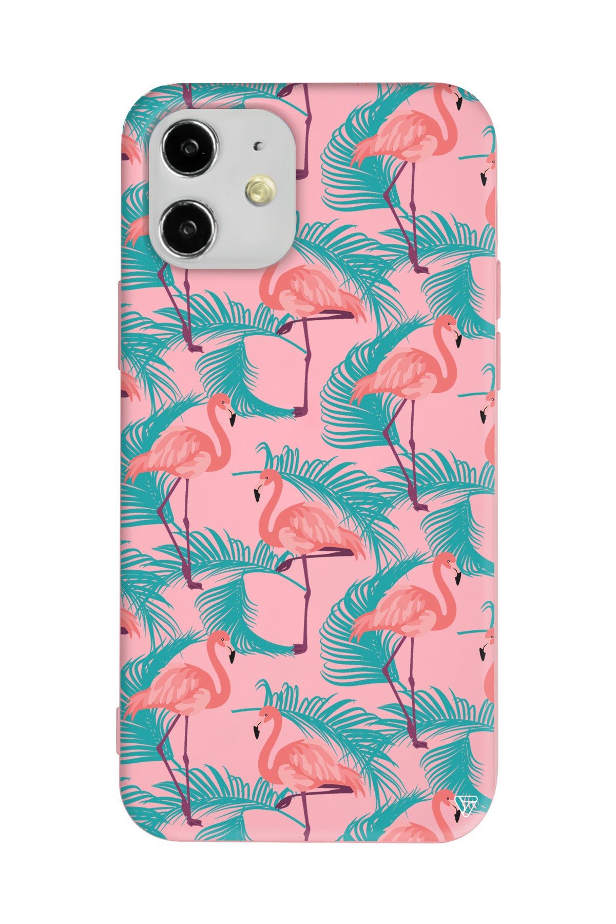 Yaz Flamingolari Lansman Model İçi Kadife Silikon Telefon Kılıfı