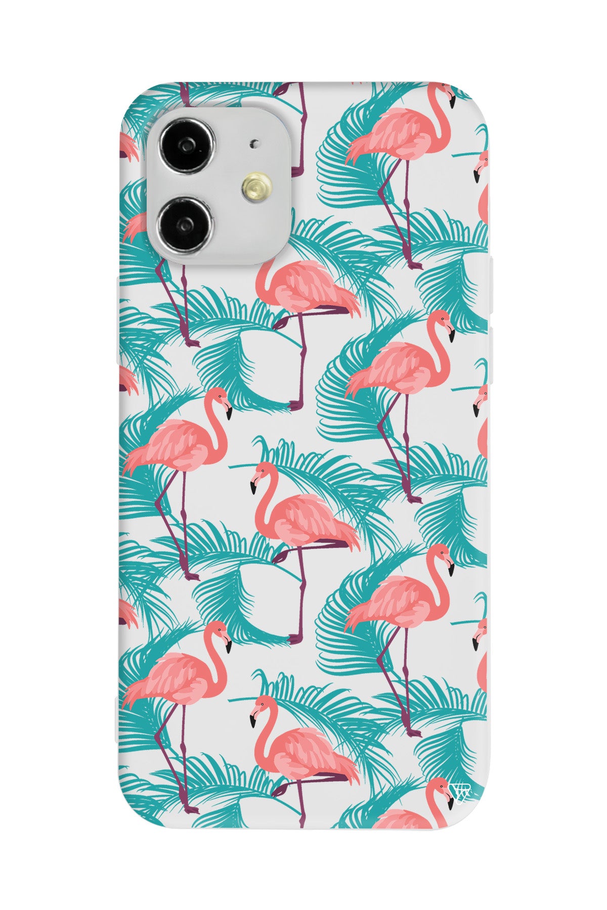Yaz Flamingolari Lansman Model İçi Kadife Silikon Telefon Kılıfı