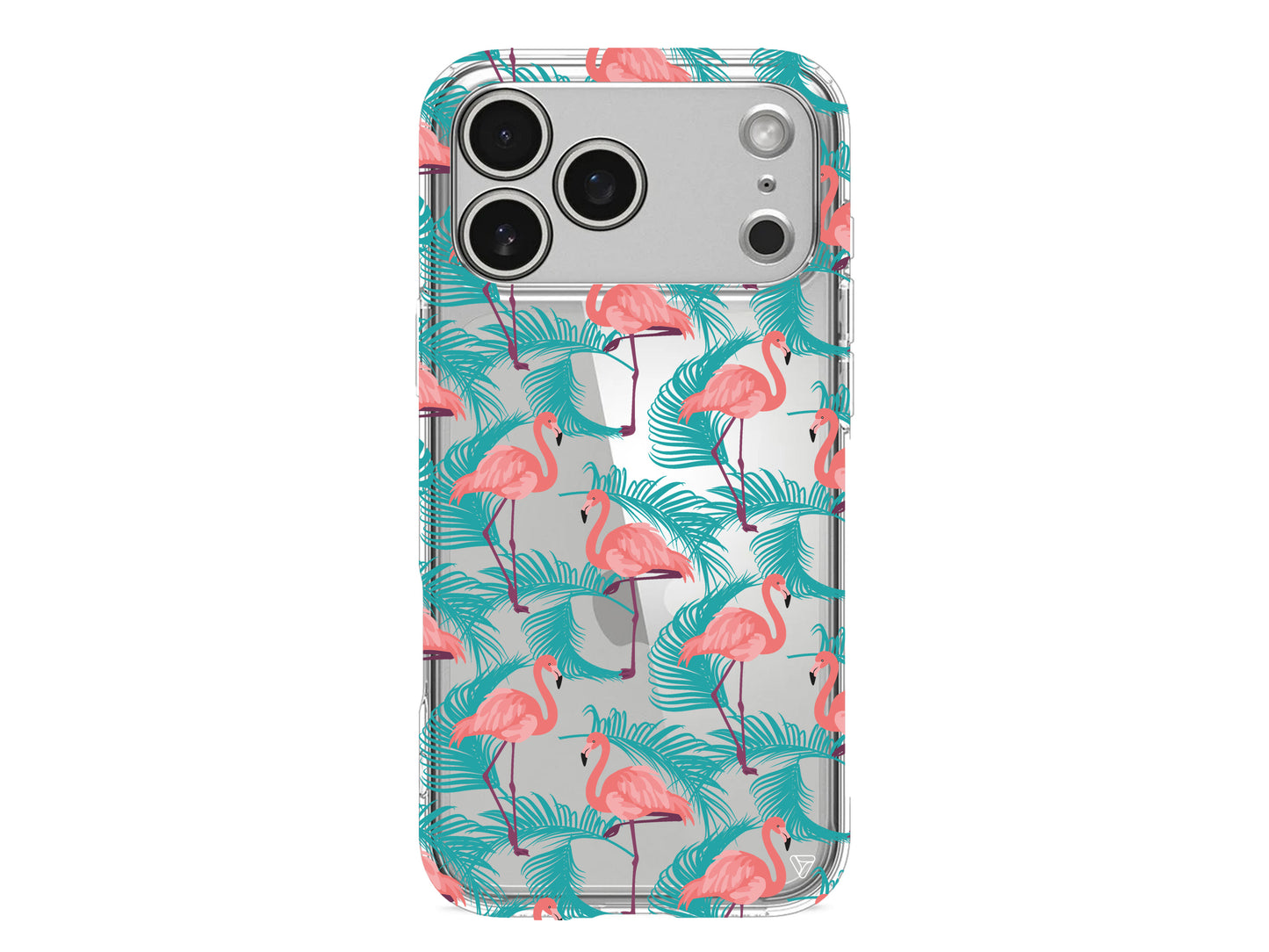 Yaz Flamingolari Lansman Model İçi Kadife Silikon Telefon Kılıfı