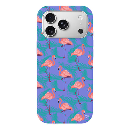 Yaz Flamingolari Lansman Model İçi Kadife Silikon Telefon Kılıfı