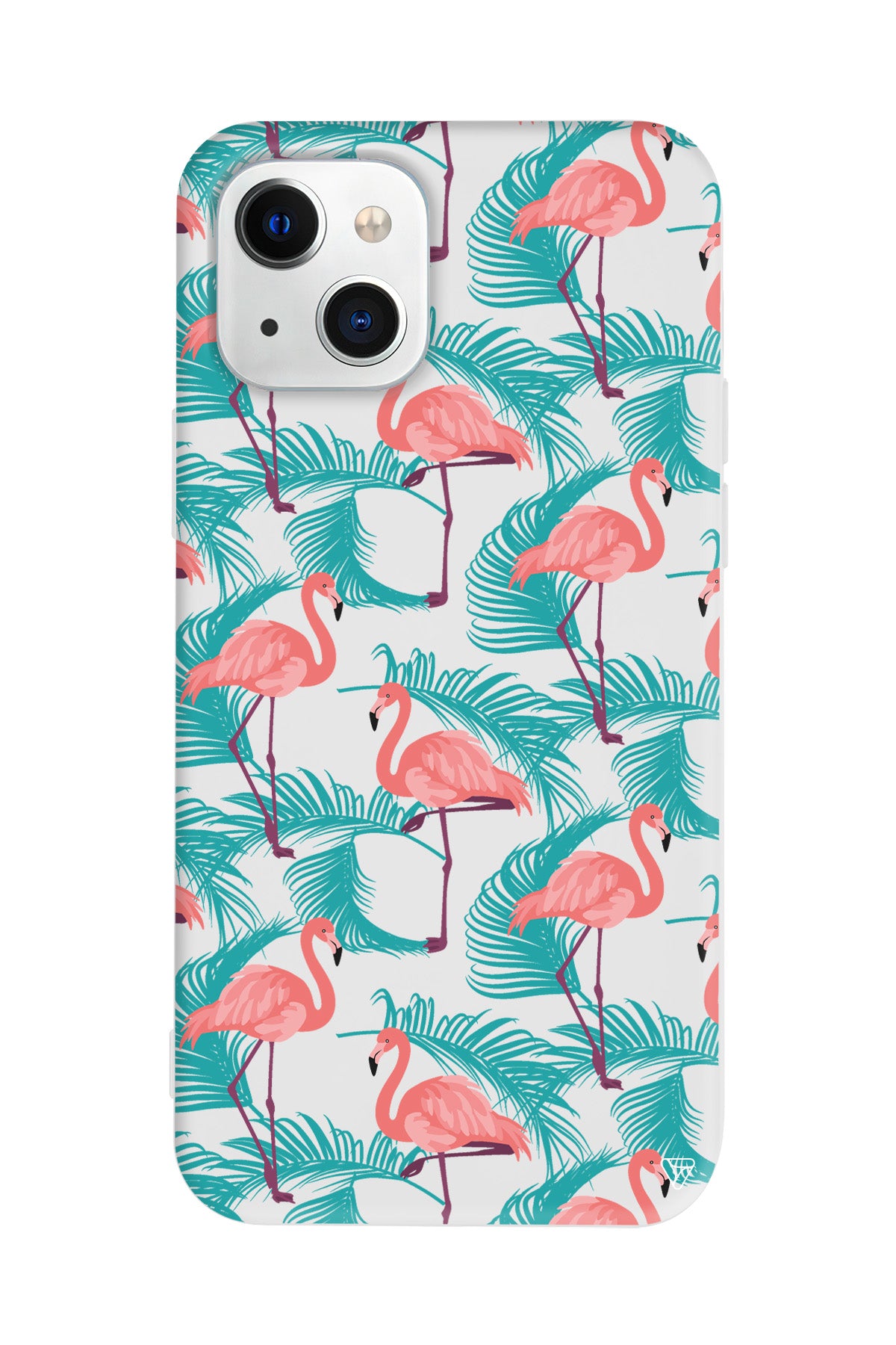 Yaz Flamingolari Lansman Model İçi Kadife Silikon Telefon Kılıfı