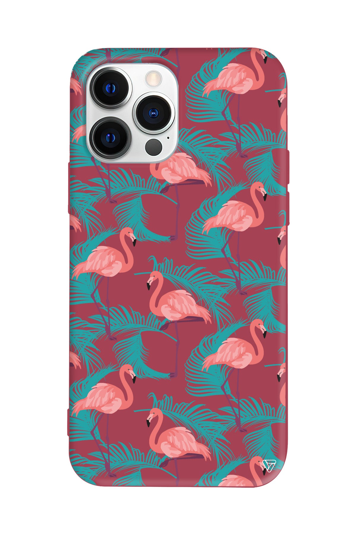 Yaz Flamingolari Lansman Model İçi Kadife Silikon Telefon Kılıfı