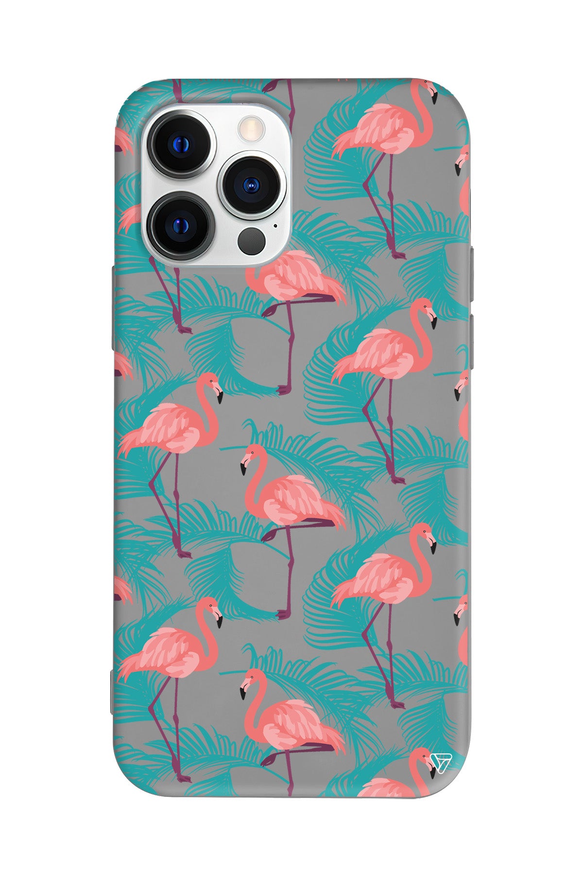 Yaz Flamingolari Lansman Model İçi Kadife Silikon Telefon Kılıfı