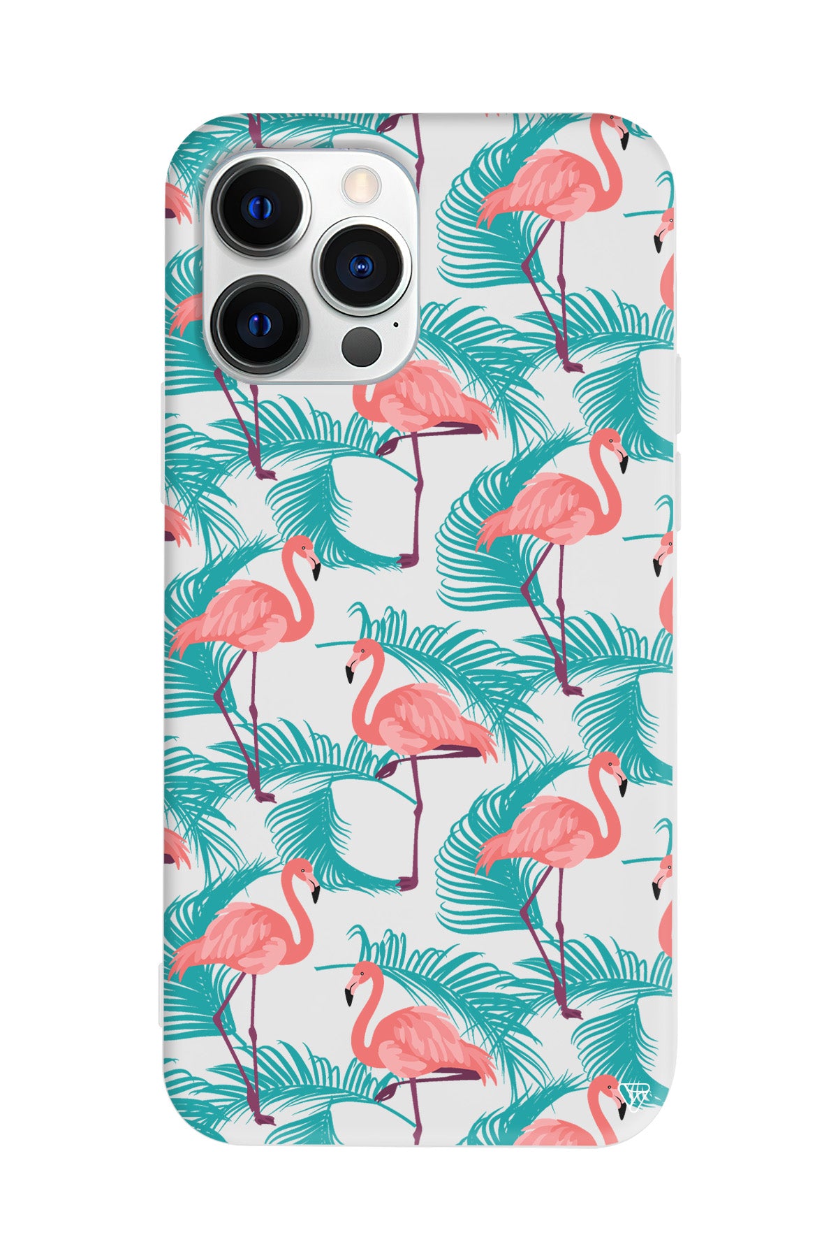 Yaz Flamingolari Lansman Model İçi Kadife Silikon Telefon Kılıfı